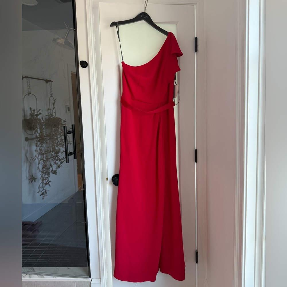 Vera Wang Size 12 Formal One Shoulder Formal Dress